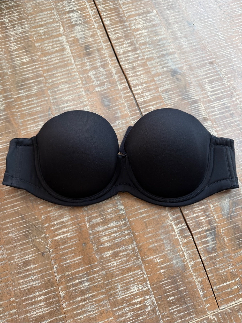 Wacoal Black Strapless Molded T-Shirt Bra